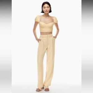 Wilfred Effortless pants. Flax beige. Size 8.